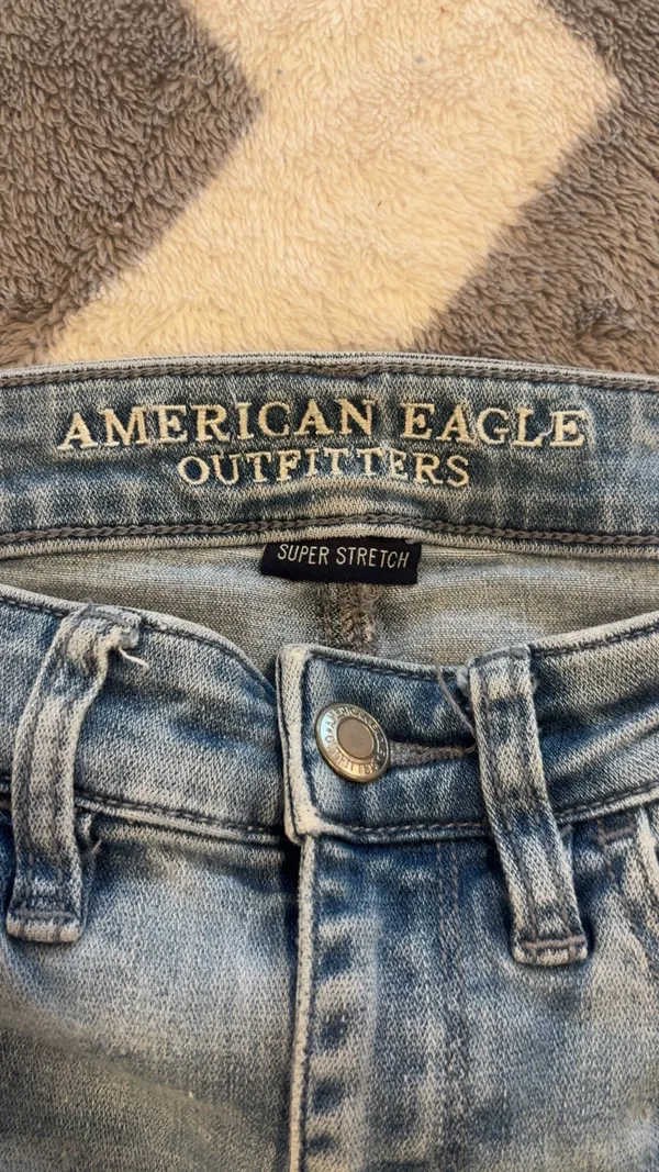 American Eagle Outfitters Distressed Super Hi-rise Jegging Jeans - Image 4