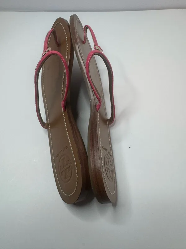 Tory Burch Pink Thong Sandals Size 9.5  - Image 4