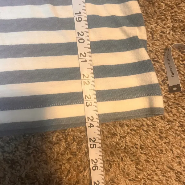 Current/Elliott Striped Top Long Sleeve‎ Casual Tee Shirt Size 1 - Image 4