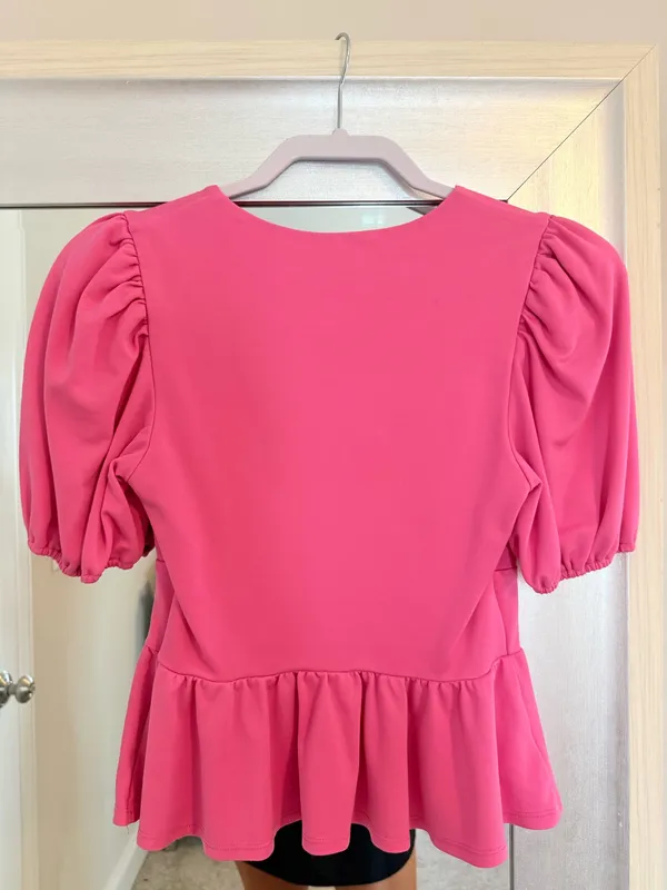 English Factory Top Puff Sleeve - Image 2