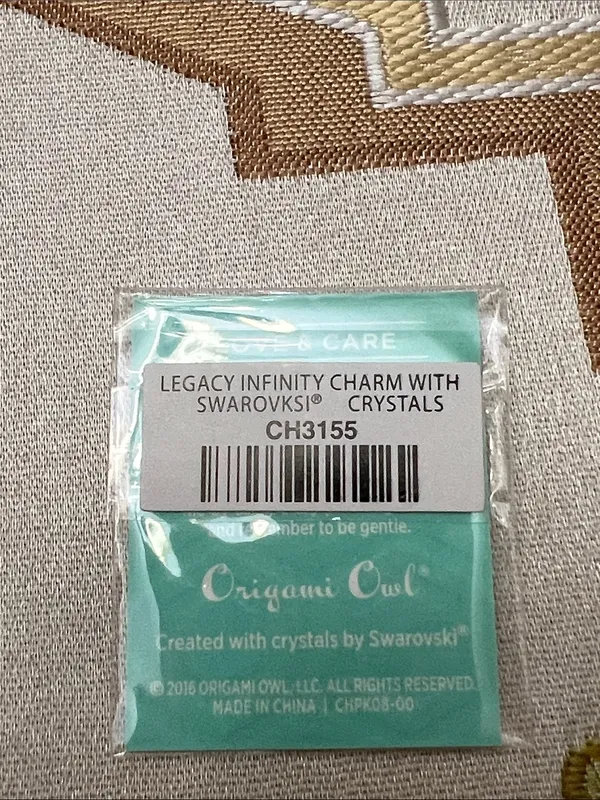 Origami Owl Silver Crystal Infinity Hair Pin - Image 5