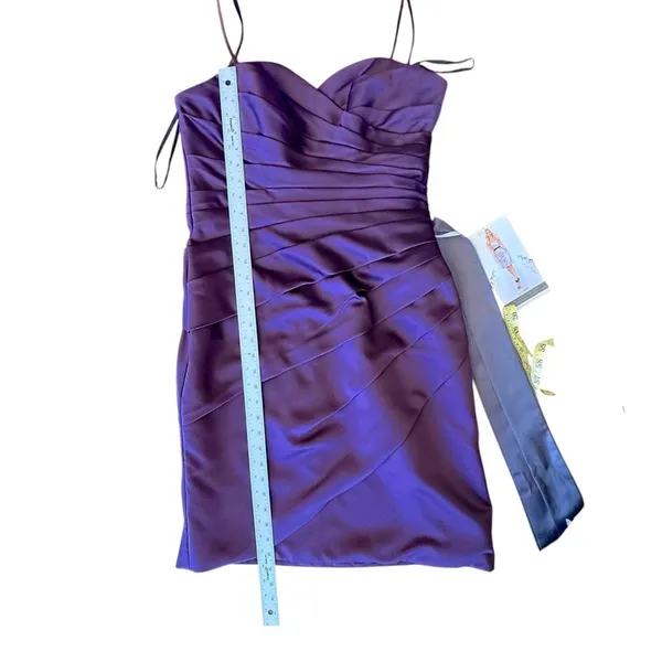 Sorella Vita NWT Cocktail Dress Style 2399 Women’s Size: 12 Color: Aubergine - Image 11