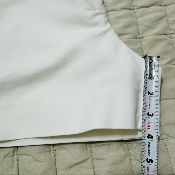 GAP Women White Tailored High Rise Pocketed‎ Casual Elegant Shorts Size 0 - Image 13