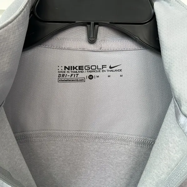 Nike Golf Women’s Dri-fit Quarter Zip Pullover Gray Medium - Image 6