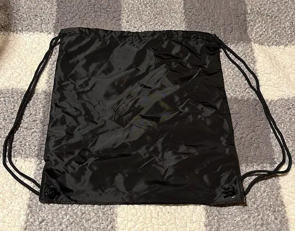 Varsity New Champion Cheerleading String Backpack Black Rose Cheer NWOT - Image 3