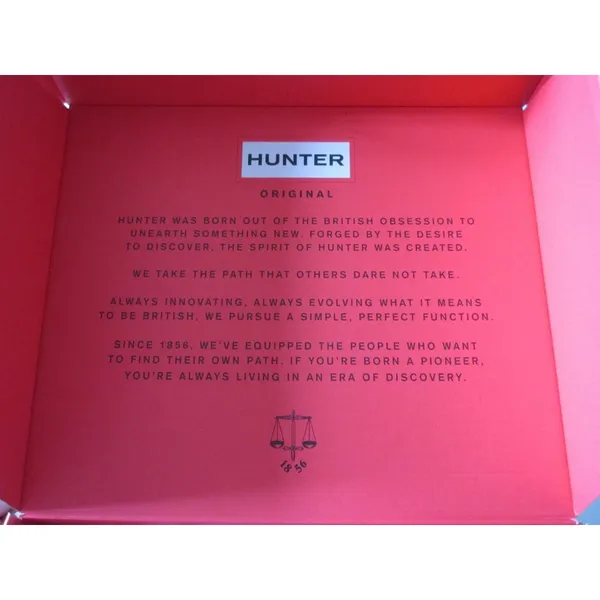 NIB HUNTER Original Shearling Lined Pac in Black Lace-up Rain Boots US 6 $235 - Image 7