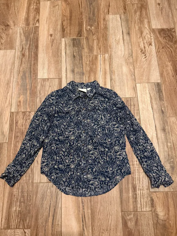 Anthropologie Maeve Petrin Floral Button Down Shirt - Image 3