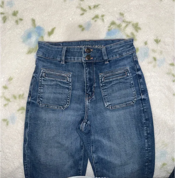 American Eagle Jeans Stretch Next Level Super High-Rise - Image 4