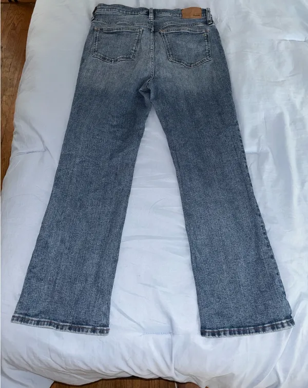 Madewell Cali Demi Boot Classic Women's Blue Denim ankle Jeans 29 - Image 2