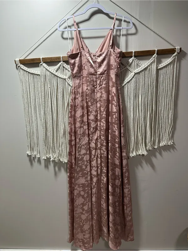 Lulu's Rose Blush Floral Lace Maxi Dress - Image 7
