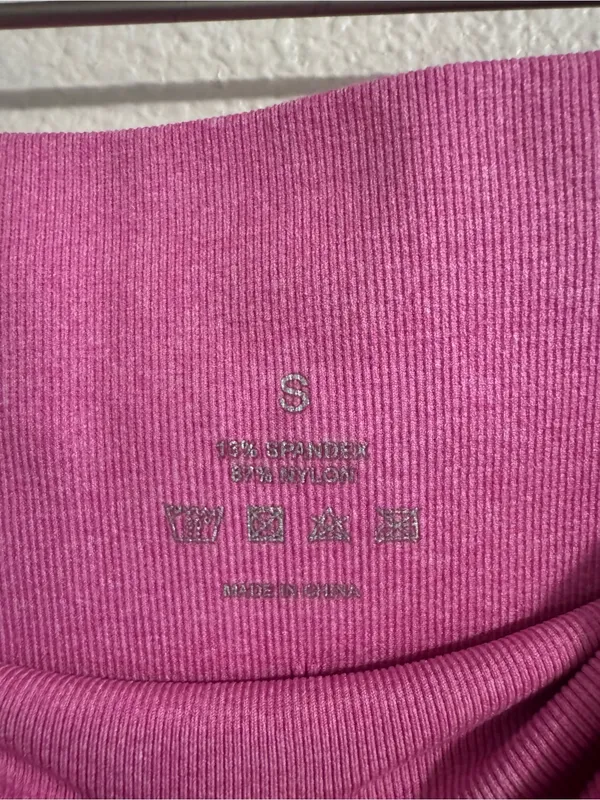 NVGTN High-Waist Pink Women's Shorts - Image 2
