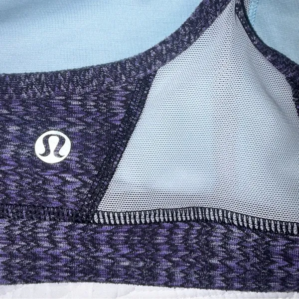 Lululemon Flow Y Sports Bra. Size: 6. Color: Ziggy Wee Purple. - Image 5