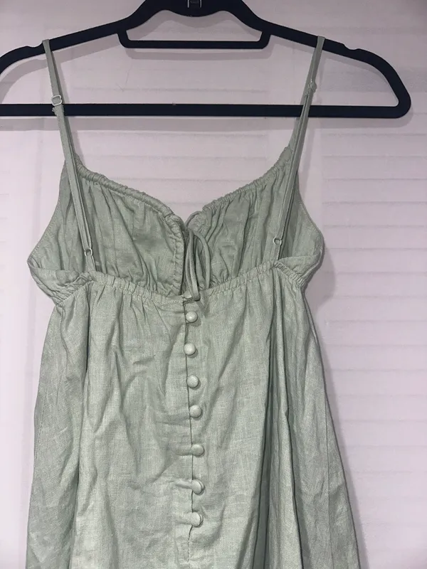 Princess Polly Green Mini Dress - Image 7