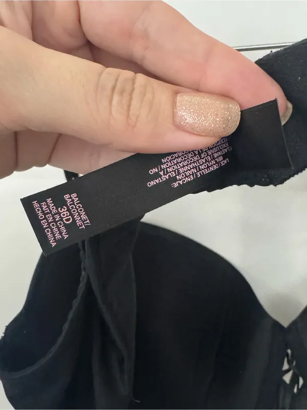 Victoria’s Secret Black Balconet Charm Bra 36D - Image 3