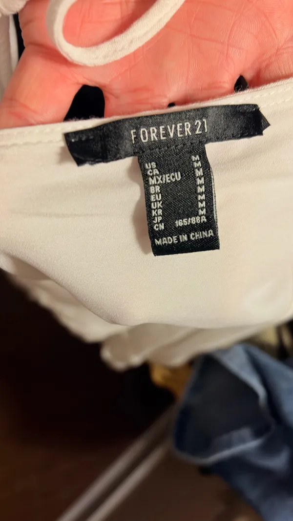 Forever 21 Boho White Romper or Beach Cover Up - Image 2