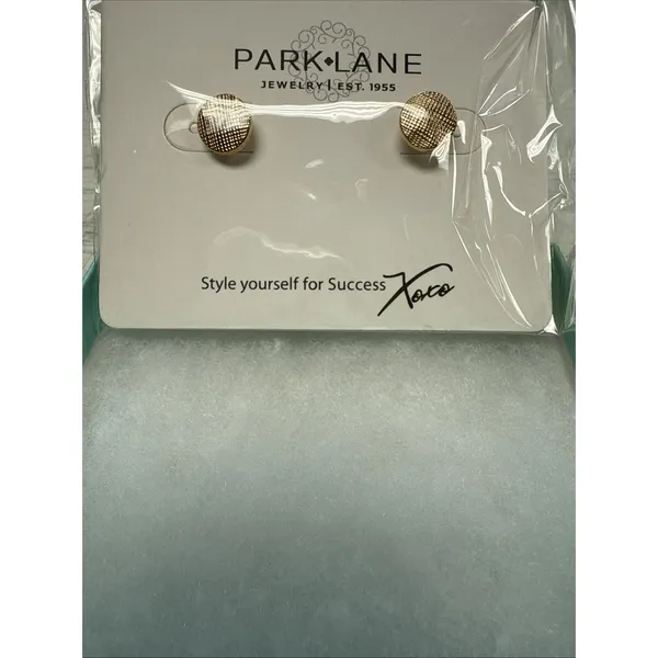 Park Lane "DOTTIE" Pierced Earrings Gold Finish New - Image 3