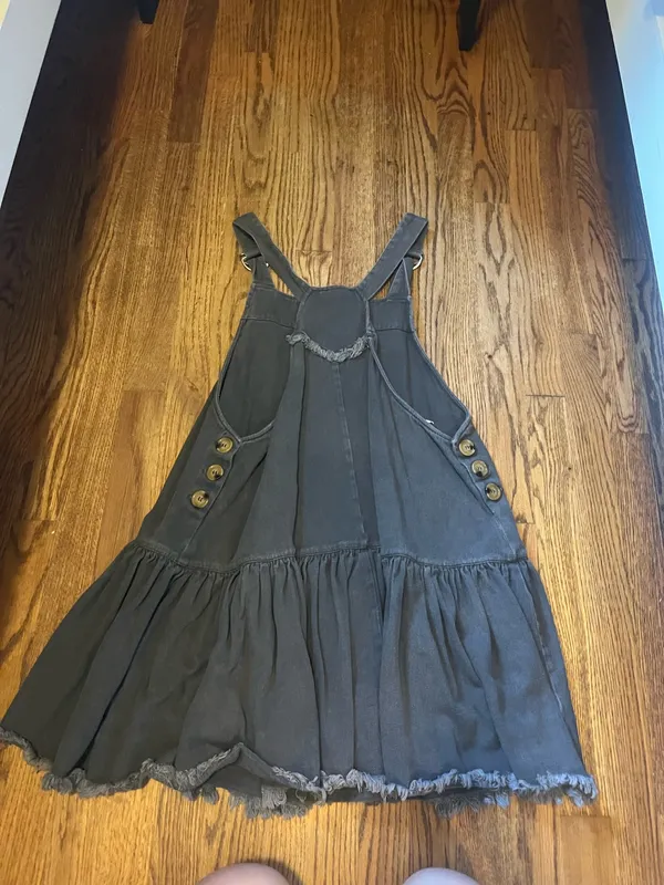 ee:some Frayed Denim Dress - Image 2