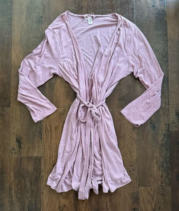 VICTORIA’S SECRET dusty rose robe, size XL - Image 3