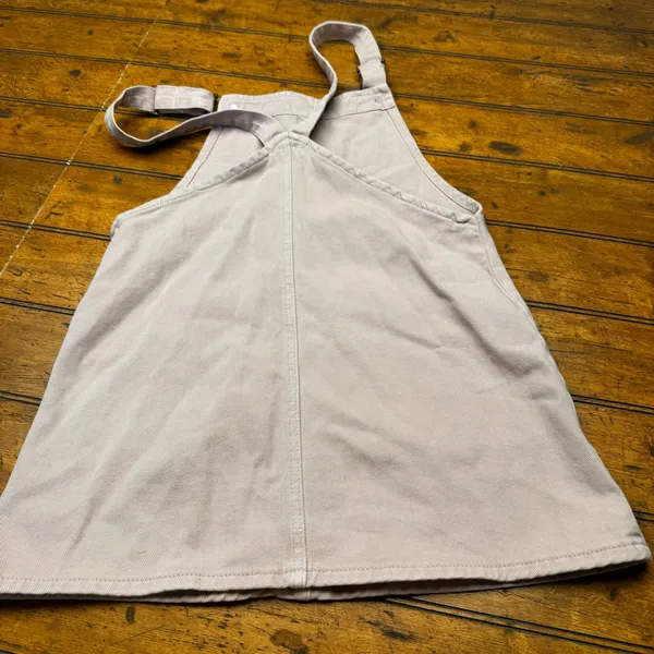 Indigo Rein Women‎ Lavender Cotton Twill Overall Dress Pinafore Small - Image 6