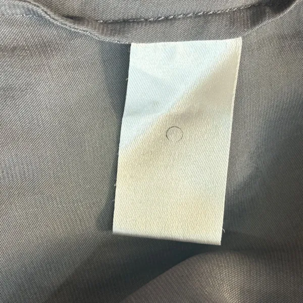 Rag & Bone Silk Sheer Hi Low Blouse Taupe Long Sleeve‎ Top S Minimalist Designer - Image 13