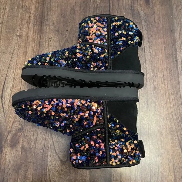 UGGs Classic Mini Stellar Sequin Booties - Image 5