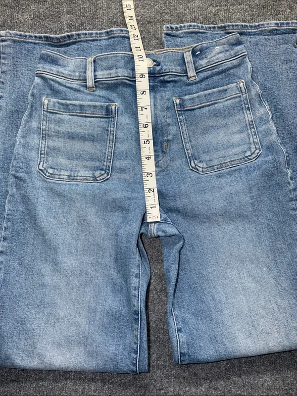 Madewell Light Blue Wide-Leg Jeans - Image 8