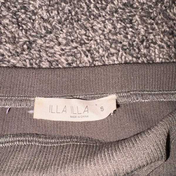 Boutique Illa Green Mini Skirt With Ties Size S - Image 2