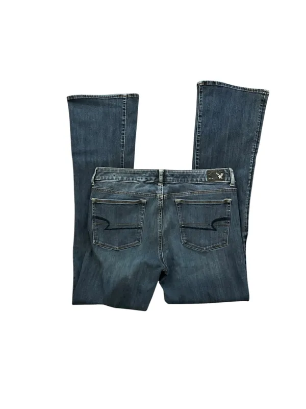 American Eagle Outfitters Skinny Kick Jeans 360 Super Stretch Indigo 12 Long - Image 6