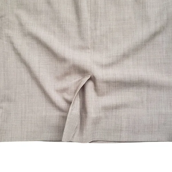 Twinhill Skirt Womens 6 Beige Wool Blend Crosshatch Business - Image 7