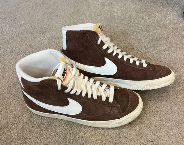 Nike High-Top Blazer Sneakers Suede - Image 2