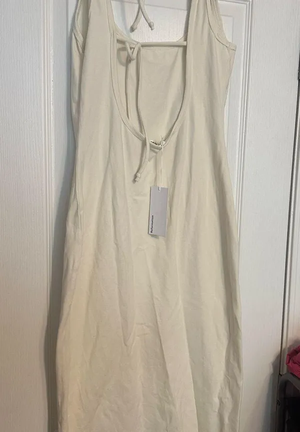 Reformation Cream Dress - Image 5
