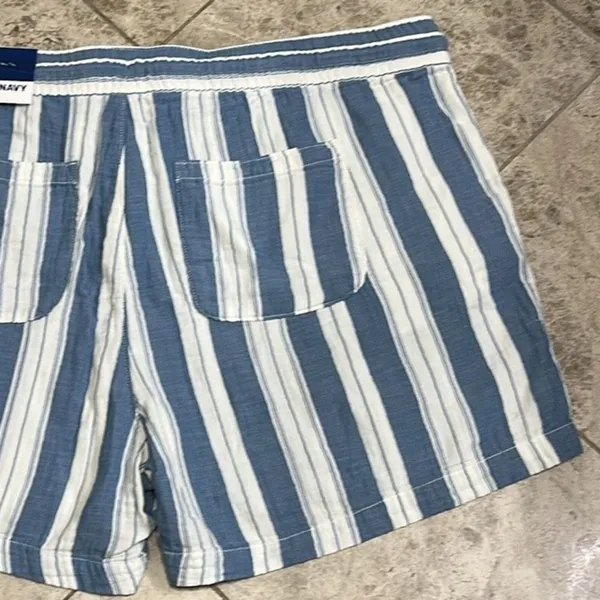Old Navy High Waisted Textured Pull On Cotton Shorts 5” NEW Size XXL - Image 8