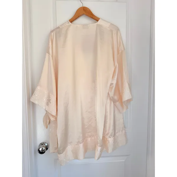 Victoria's Secret Vintage Gold Label‎ Baby Pink Robe with Tie Sabrina Carpenter - Image 2
