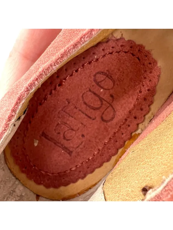Anthropologie Latigo Cabo Suede Pump Chunky Wooden Heel Terracotta Cutout Size 9 - Image 10