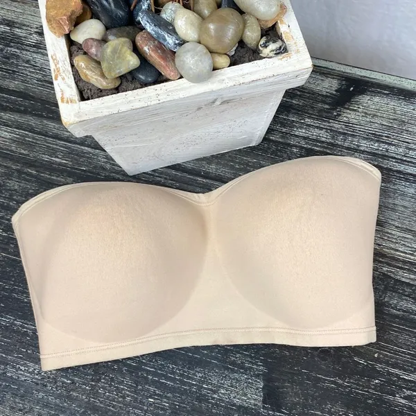 Natori Nude Strapless Wire Free Contour Bra 34D - Image 2