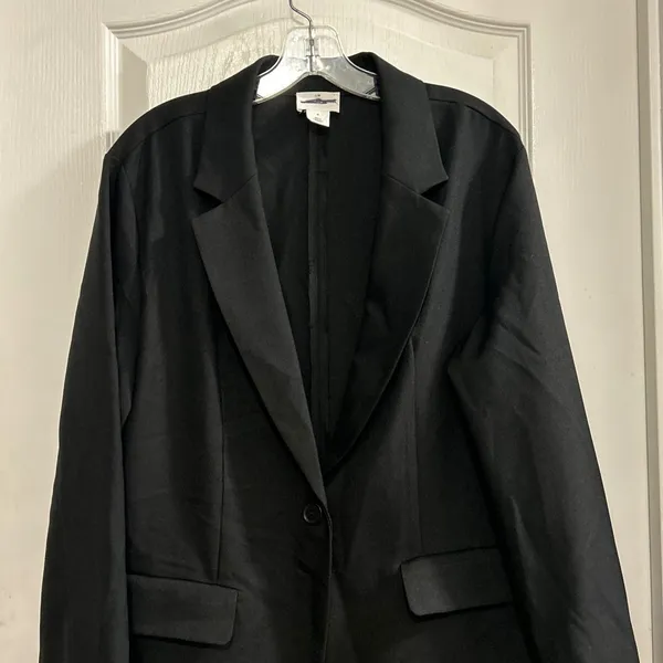 Melrose and‎ Market Black Single Button Blazer Jacket Women's Size Medium - Image 6