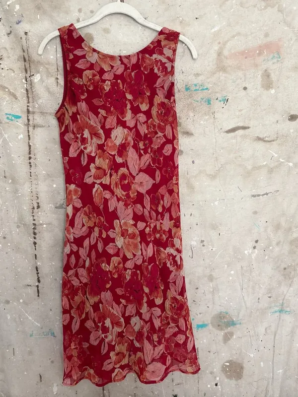 Vintage City Triangles Floral Mini Dress - Image 6