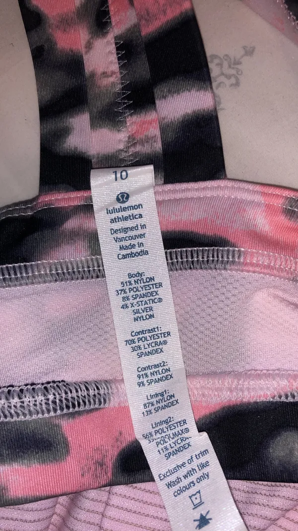 Lululemon Camo Top Pink 10 - Image 6
