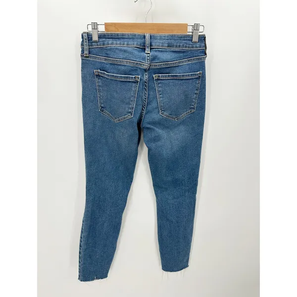 Old Navy Rockstar Super Skinny Distressed Medium Wash Jeans Womens‎ 2 Mid Rise - Image 2