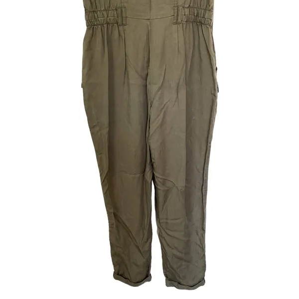 Abercrombie Fitch Green Sleeveless Utility Jumpsuit Small Tall - Image 9