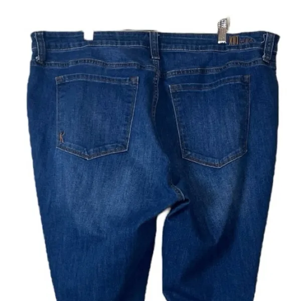 Kut from the Kloth Carrie Boyfriend Jeans Medium Wash Mid Rise Women’s Size 18W - Image 6