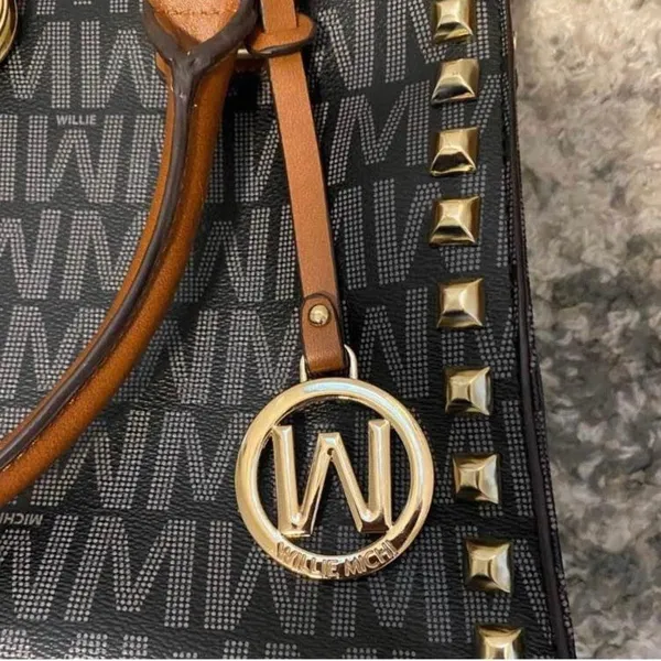Willi Mitchi Gold Studded Bag NWOT - Image 5