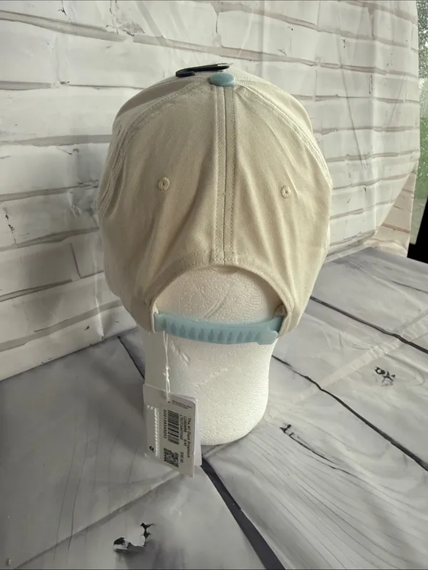 lululemon athletica Cream and Light Teal Embroidered Baseball Cap - Image 3