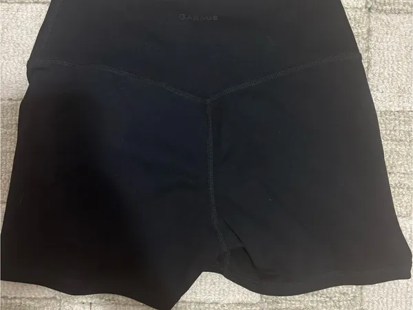 Garage Black High-Waist Athletic Shorts - Image 2