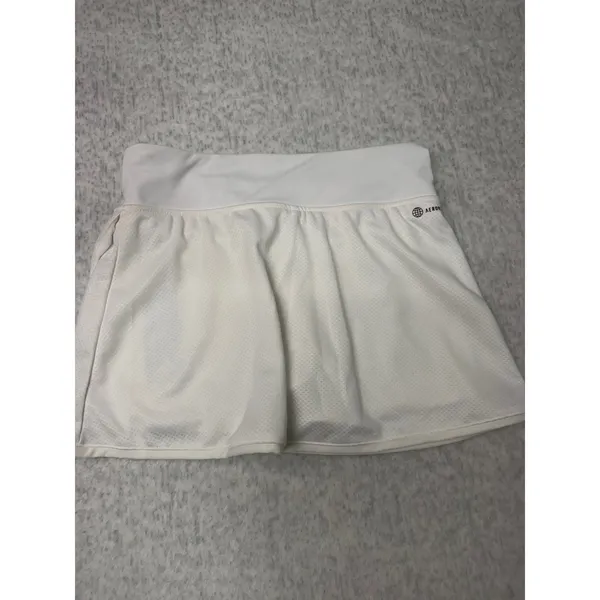 Adidas Club Tennis Skirt White‎ AeroReady Mesh Skort Womens Size M HS1455 - Image 5