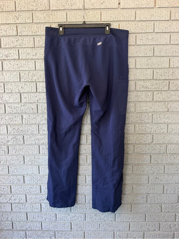 Figs Kade Straight Leg Scrub Pants Navy Blue Women’s Size XL Tall - Image 4