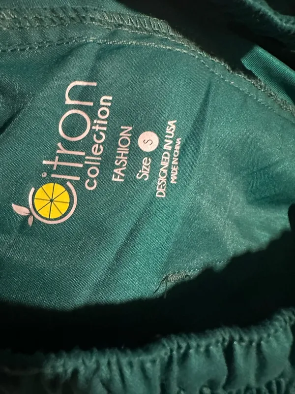 Citron women scrub hunter color pants size S - Image 6
