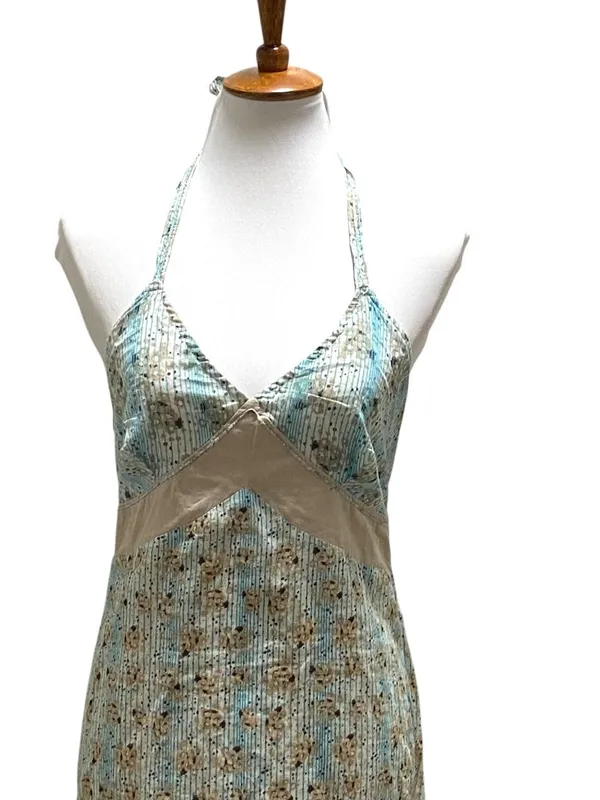 Route 66 Y2K Babydoll Dress Blue Size 10 Summer Festival Boho Cottagecore Beach - Image 4