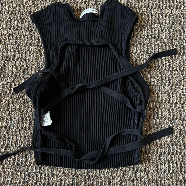 Zara Black Top - Image 2