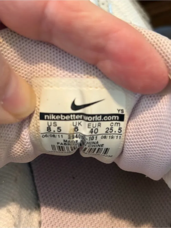 Nike Womens Inititator 394053-101 Gray Running Shoes Sneakers Size 8.5M - Image 8